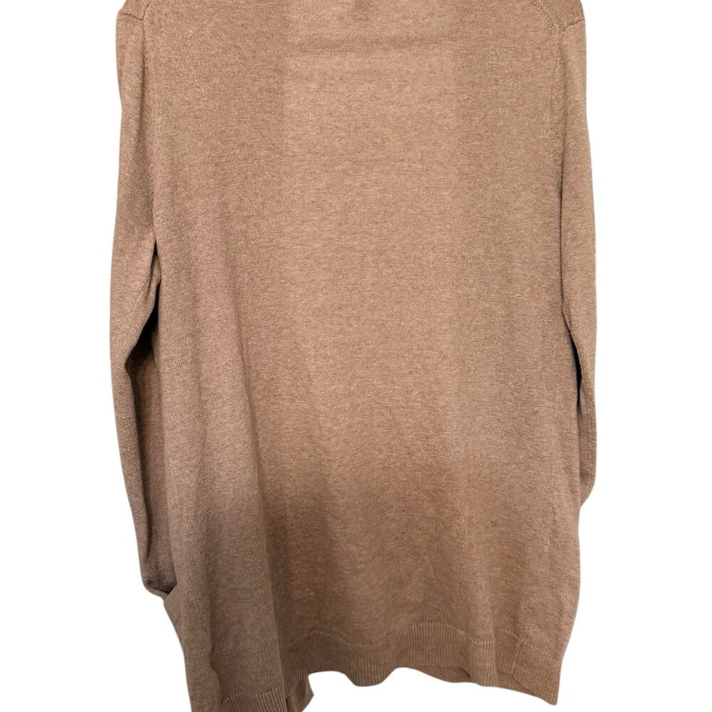 GAP Beige Brown Cardigan Women Medium Neutral Cozy Knit Layering Essential